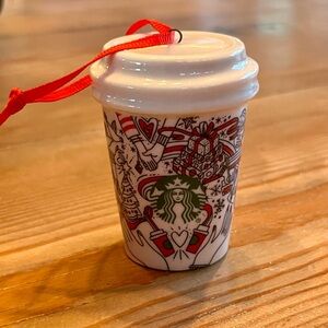 Starbucks Festive Cup Ornament